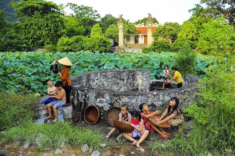 Giếng làng cổ ở Cố đô Hoa Lư  nơi lưu giữ hồn quê Việt