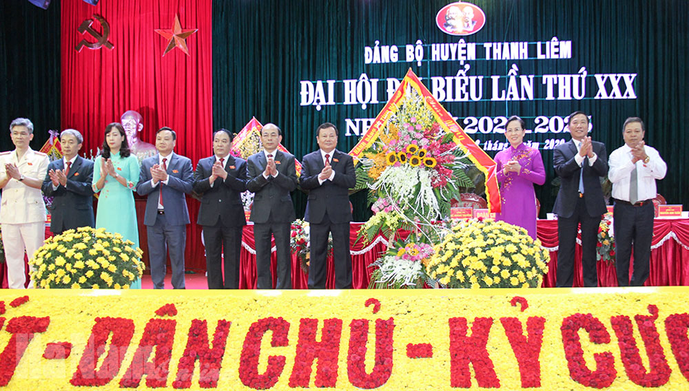 Đại hội đại biểu Đảng bộ huyện Thanh Liêm lần thứ XXX nhiệm kỳ 2020-2025 