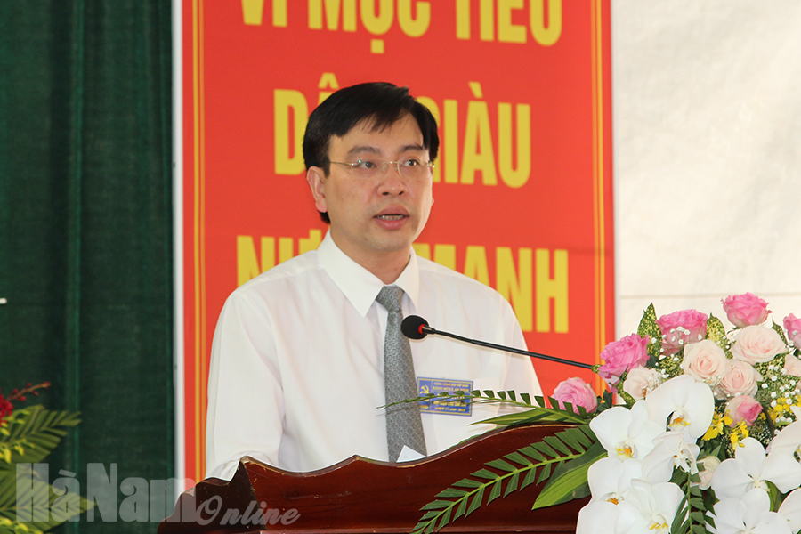 Chương trình hành động ứng cử viên đại biểu HĐND tỉnh Hà Nam của đồng chí Đặng Thanh Sơn 
