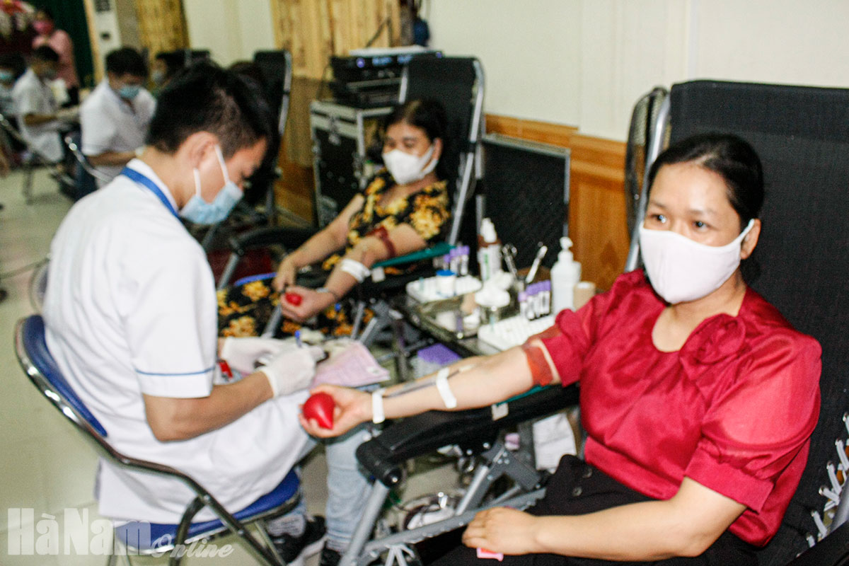 Ban chỉ đạo hiến máu nhân đạo thành phố Phủ Lý tổ chức ngày hội hiến máu tình nguyện