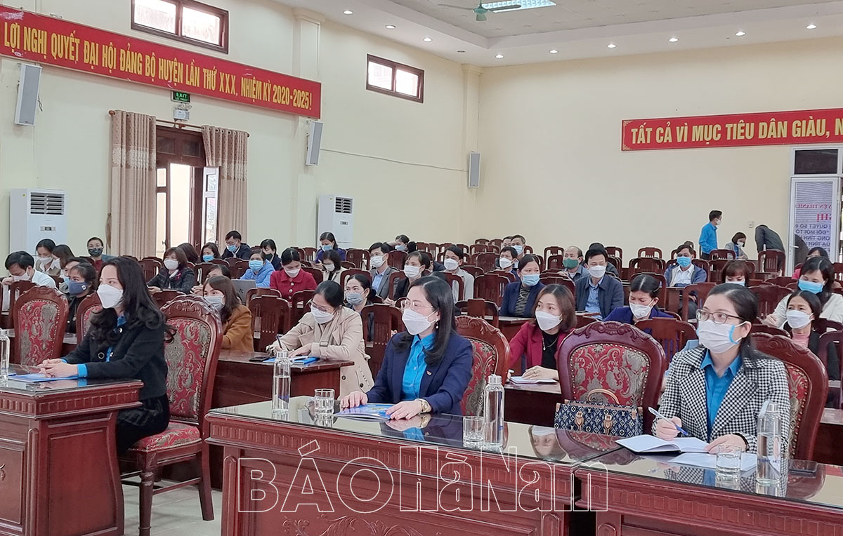 LĐLĐ huyện Thanh Liêm quán triệt Nghị quyết số 02 của Bộ Chính trị