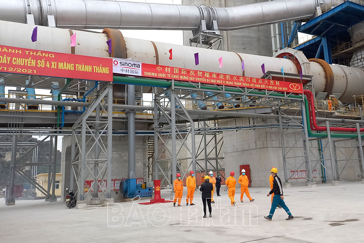 Tập đoàn Xi măng Thành Thắng đưa vào hoạt động dây chuyền sản xuất xi măng  chịu mặn bền sunfat