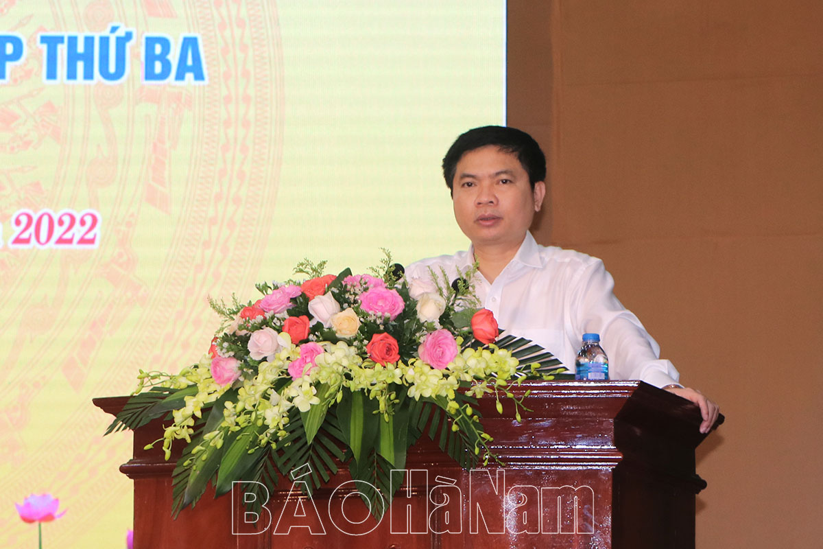 Đoàn ĐBQH tỉnh tiếp xúc cử tri trước kỳ họp thứ 3 Quốc hội khóa XV tại Thị xã Duy Tiên và các huyện Kim Bảng Bình Lục