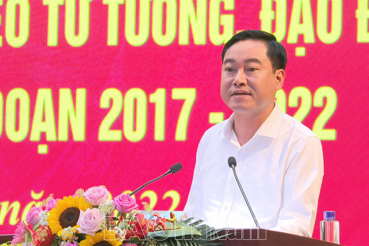 Huyện ủy Lý Nhân tổ chức hội nghị sơ kết 05 năm và biểu dương khen thưởng các mô hình học tập và làm theo tư tưởng đạo đức phong cách Hồ Chí Minh giai đoạn 2017  2022
