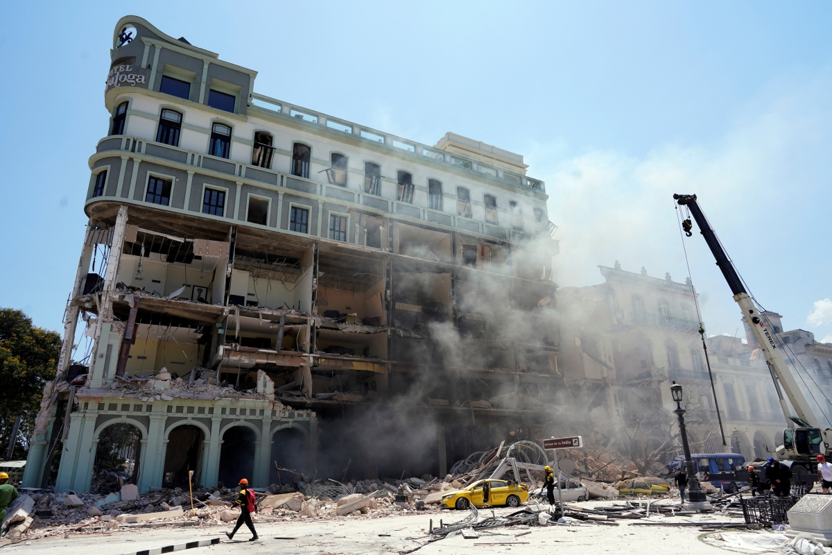Khoảng 50 người thương vong trong vụ nổ lớn ở thủ đô Havana Cuba