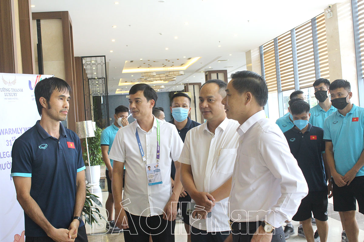 Đón Đoàn Futsal nam Việt Nam tham dự SEA Games 31