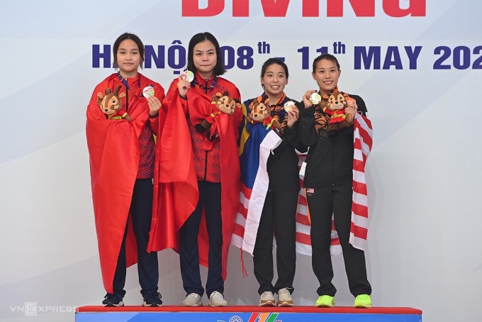 Việt Nam đoạt thêm HC bạc nhảy cầu