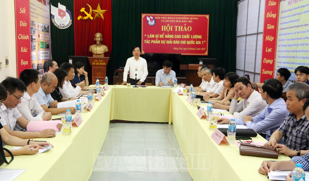 Hội Nhà báo tỉnh Hà Nam tham dự hội thảo nghiệp vụ báo chí tại Hưng Yên