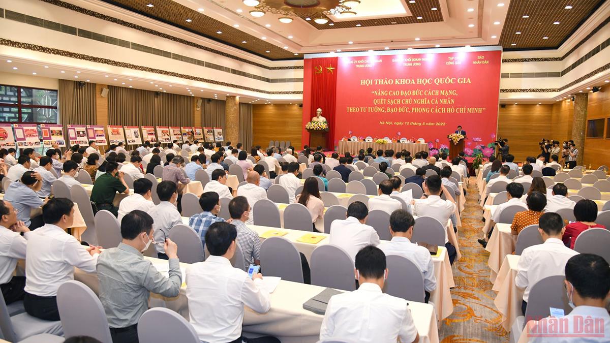 Hội thảo khoa học quốc gia Nâng cao đạo đức cách mạng quét sạch chủ nghĩa cá nhân theo tư tưởng đạo đức phong cách Hồ Chí Minh