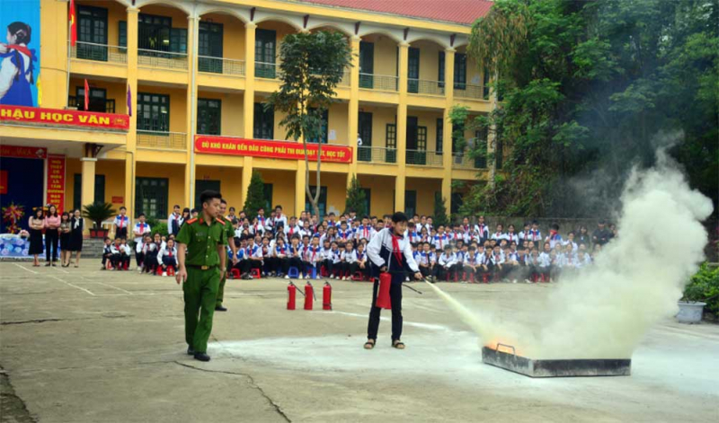 Trang bị kiến thức kỹ năng về phòng cháy chữa cháy cho học sinh sinh viên