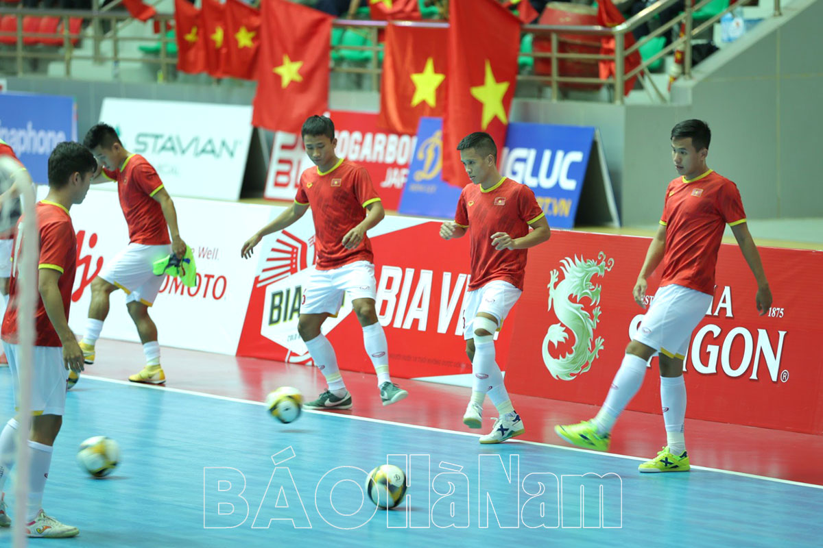 16h futsal nam Việt Nam  Myanmar Mục tiêu 3 điểm