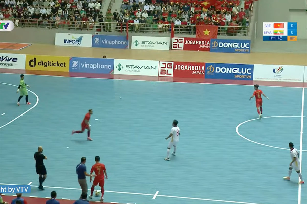 Live Futsal nam Việt Nam  Myanmar Mục tiêu 3 điểm
