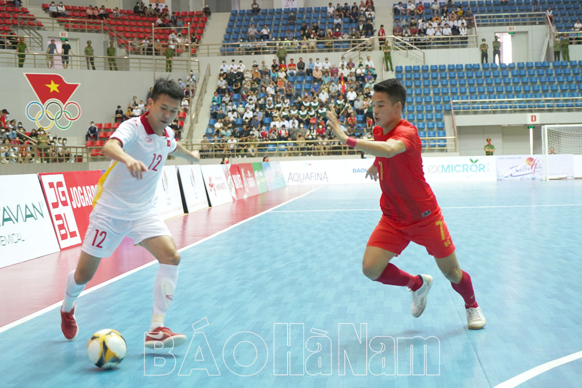 Live Hiệp 1 Futsal nam Việt Nam  Myanmar Tỷ số 0  0