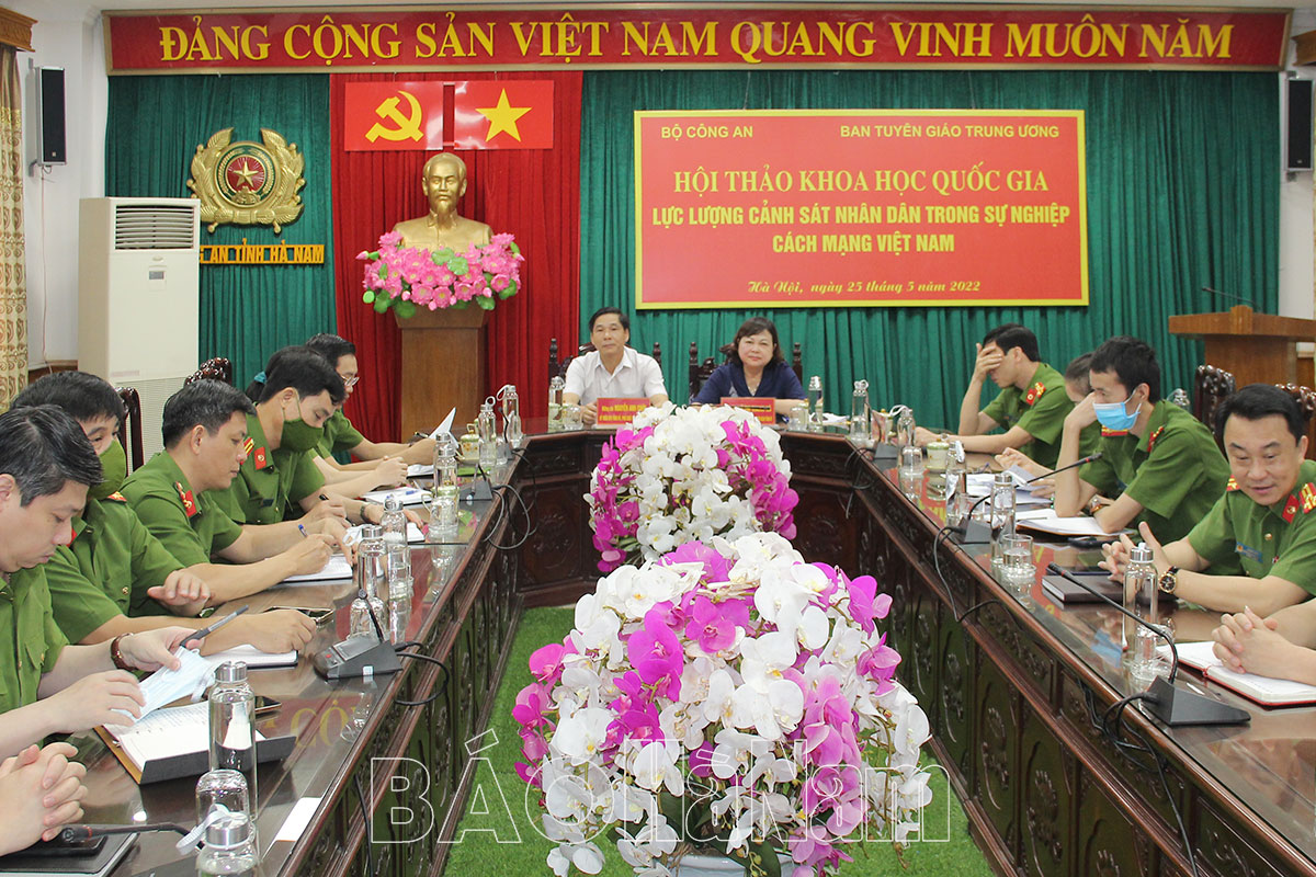 Hội thảo khoa học quốc gia “Lực lượng CSND trong sự nghiệp Cách mạng Việt Nam”