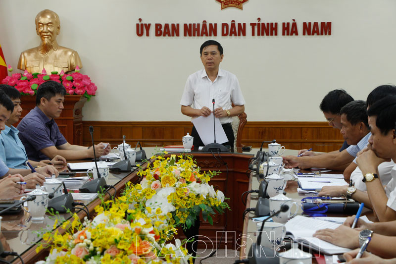 Họp Ban chỉ đạo Kỳ thi tốt nghiệp THPT năm 2022 tỉnh Hà Nam