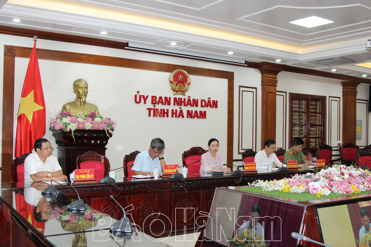 Tỉnh ủy Hà Nam tham dự hội nghị trực tuyến quán triệt Kết luận số 12  của Bộ Chính trị về công tác người Việt nam ở nước ngoài trong tình hình mới
