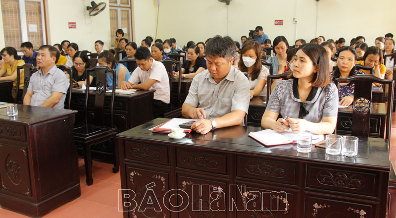 LĐLĐ huyện Bình Lục sơ kết hoạt động công đoàn 6 tháng đầu năm