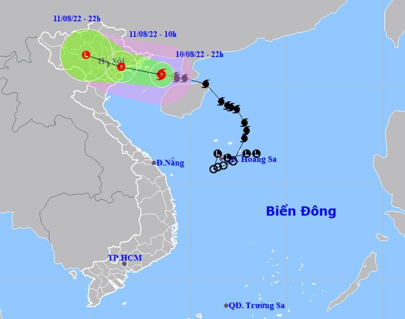 Bão số 2 suy yếu khi vào đất liền Quảng NinhNam Định
