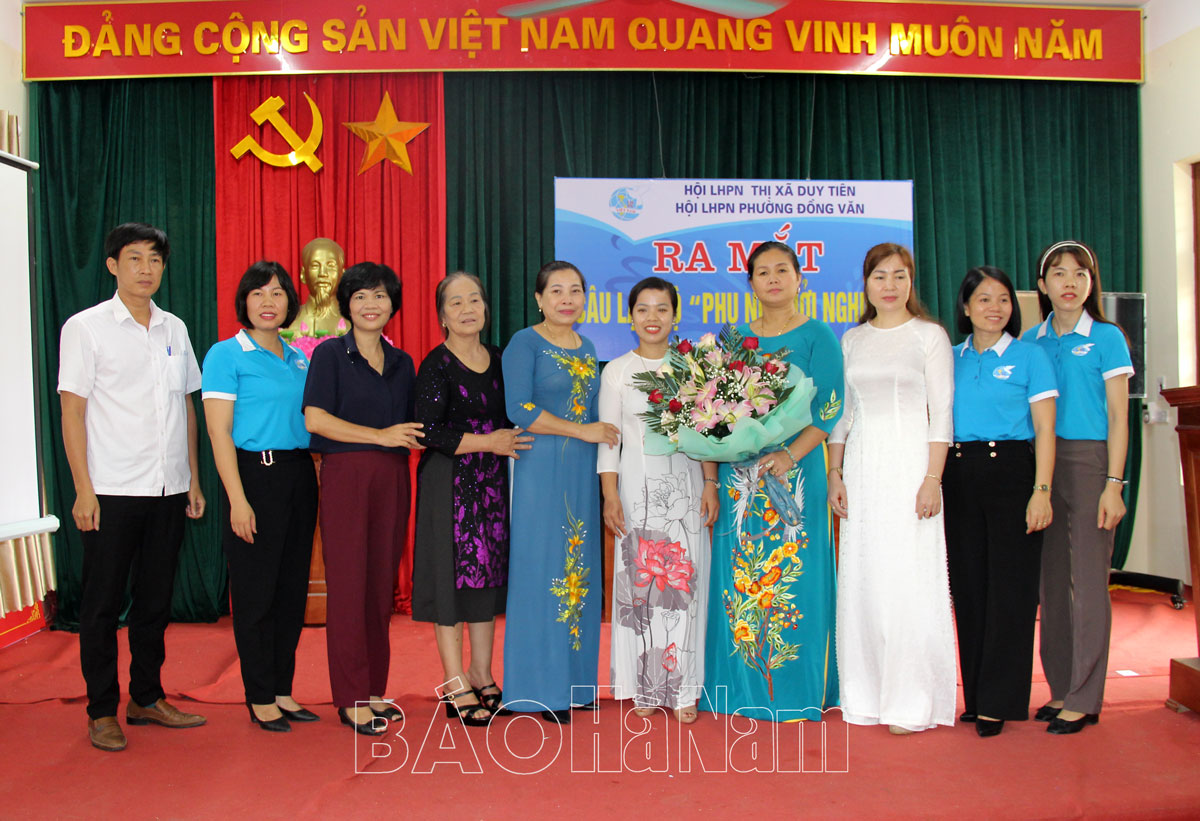 Ra mắt CLB “Phụ nữ khởi nghiệp” phường Đồng Văn