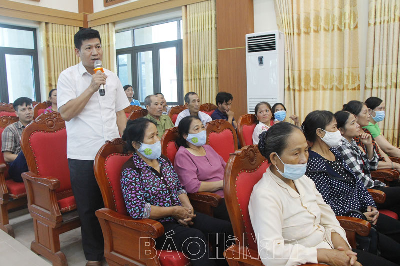Xã Nguyễn Úy Đối thoại giữa người đứng đầu cấp ủy chính quyền với hội viên đoàn viên nhân dân