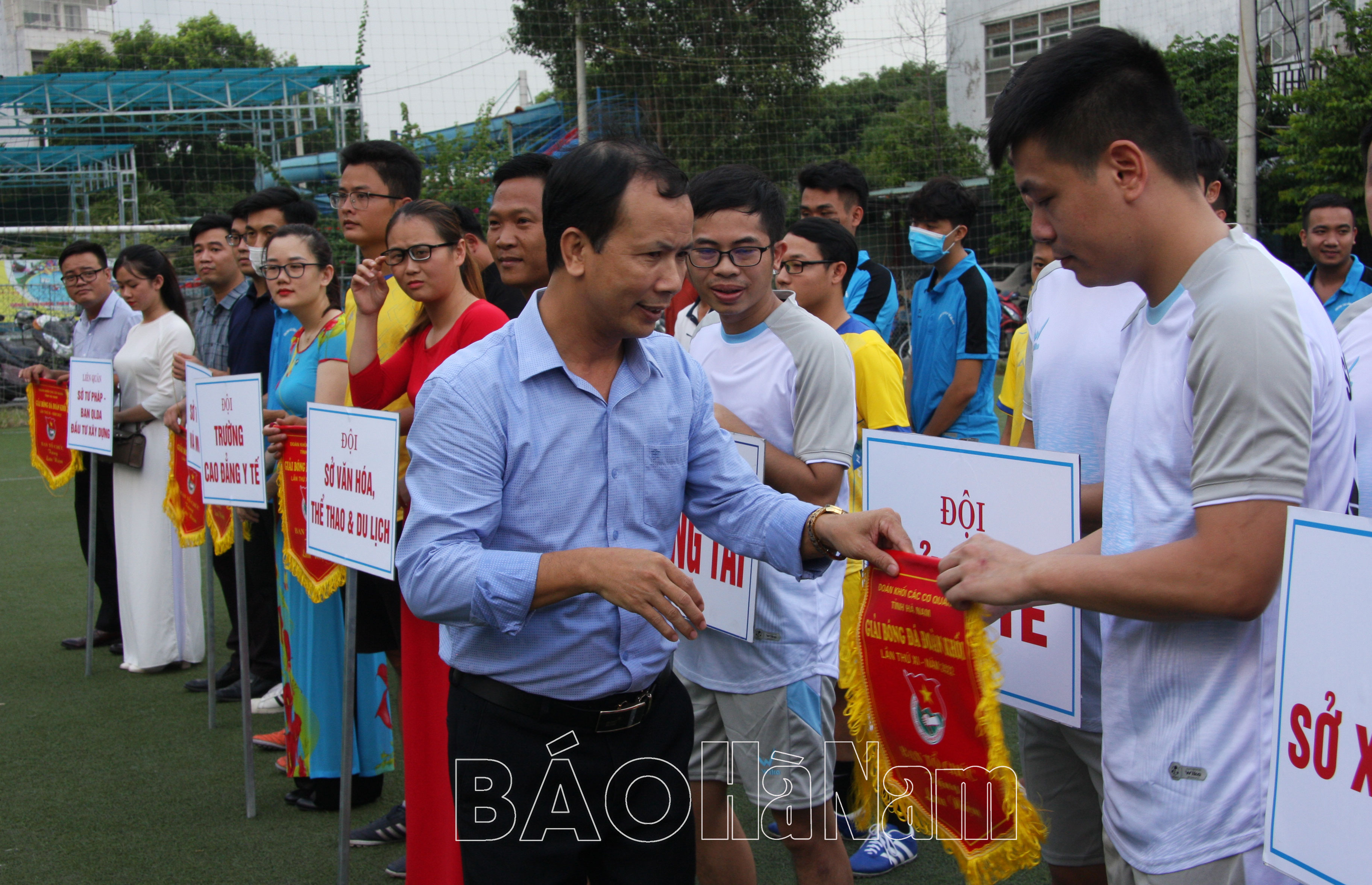 Khai mạc Giải bóng đá Đoàn Khối các cơ quan tỉnh Hà Nam lần thứ XI năm 2022