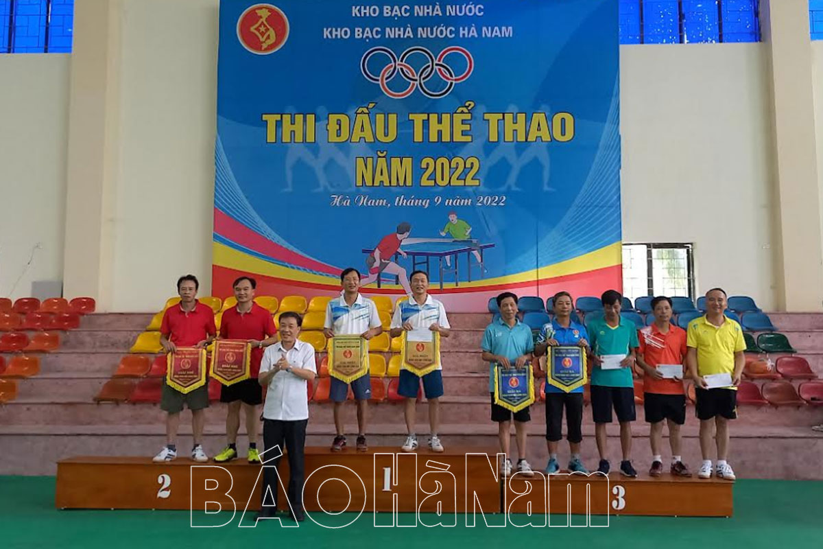 Giải thi đấu thể thao KBNN Hà Nam năm 2022
