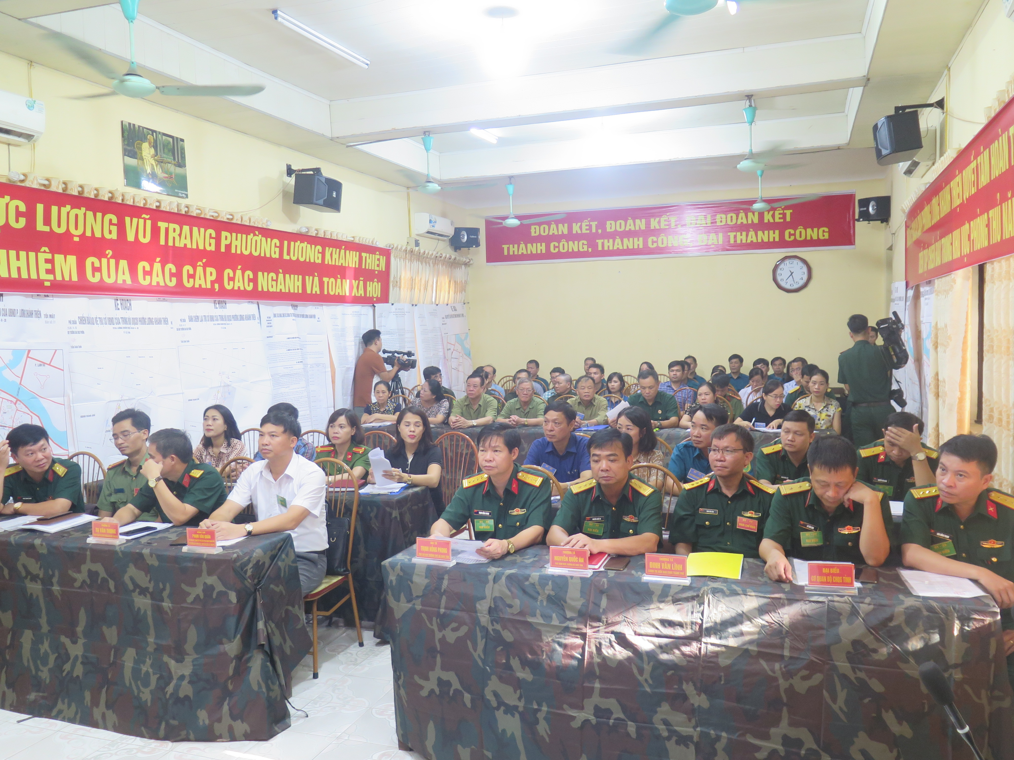 Phường Lương Khánh Thiện tổ chức diễn tập chiến đấu trong KVPT