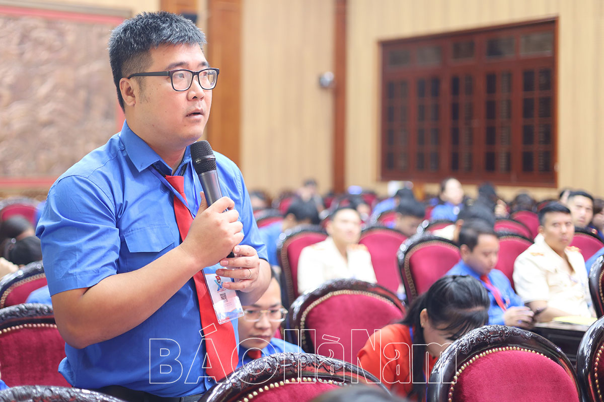 Sôi nổi các diễn đàn tại Đại hội Đoàn TNCS Hồ Chí Minh tỉnh Hà Nam lần thứ XV nhiệm kỳ 20222027
