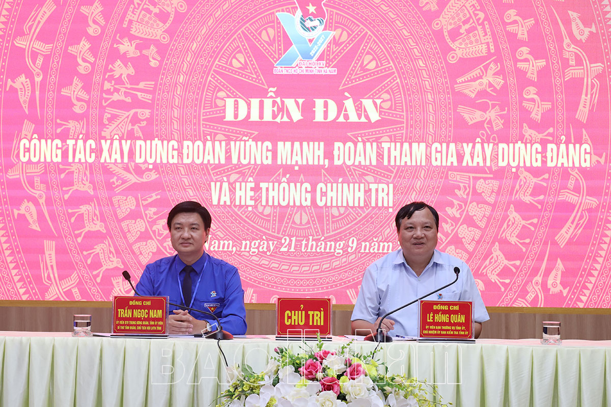Sôi nổi các diễn đàn tại Đại hội Đoàn TNCS Hồ Chí Minh tỉnh Hà Nam lần thứ XV nhiệm kỳ 20222027