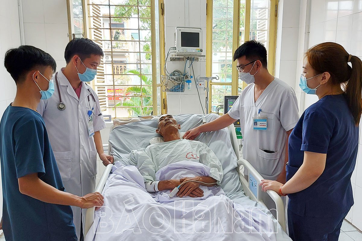 BVĐK Hà Nam  Cứu sống một bệnh nhân nguy kịch nhờ ứng dụng kỹ thuật mới