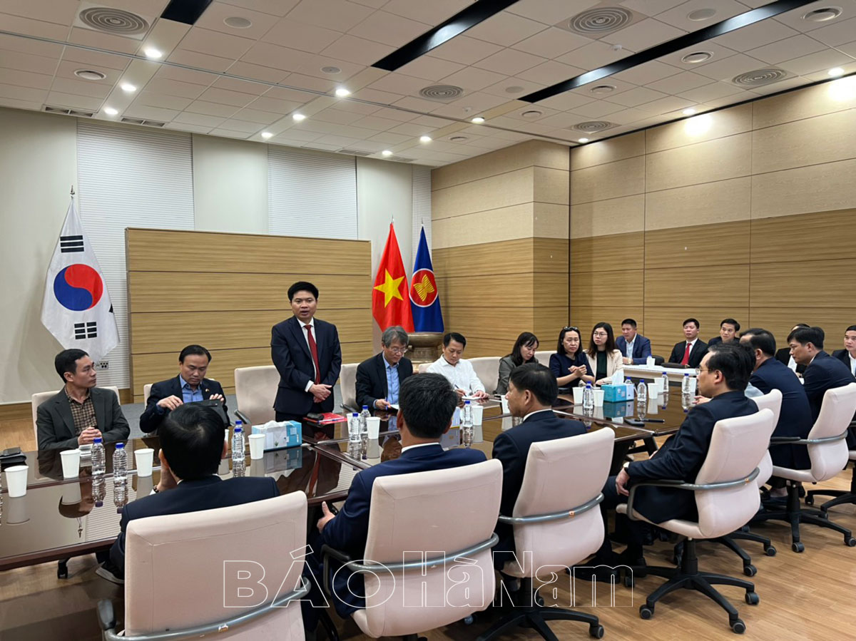 Hội thảo xúc tiến đầu tư của tỉnh Hà Nam tại Hàn Quốc
