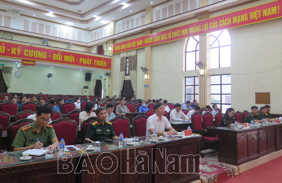 UBND thành phố Phủ Lý tập huấn triển khai Nghị định số 37 của Chính phủ