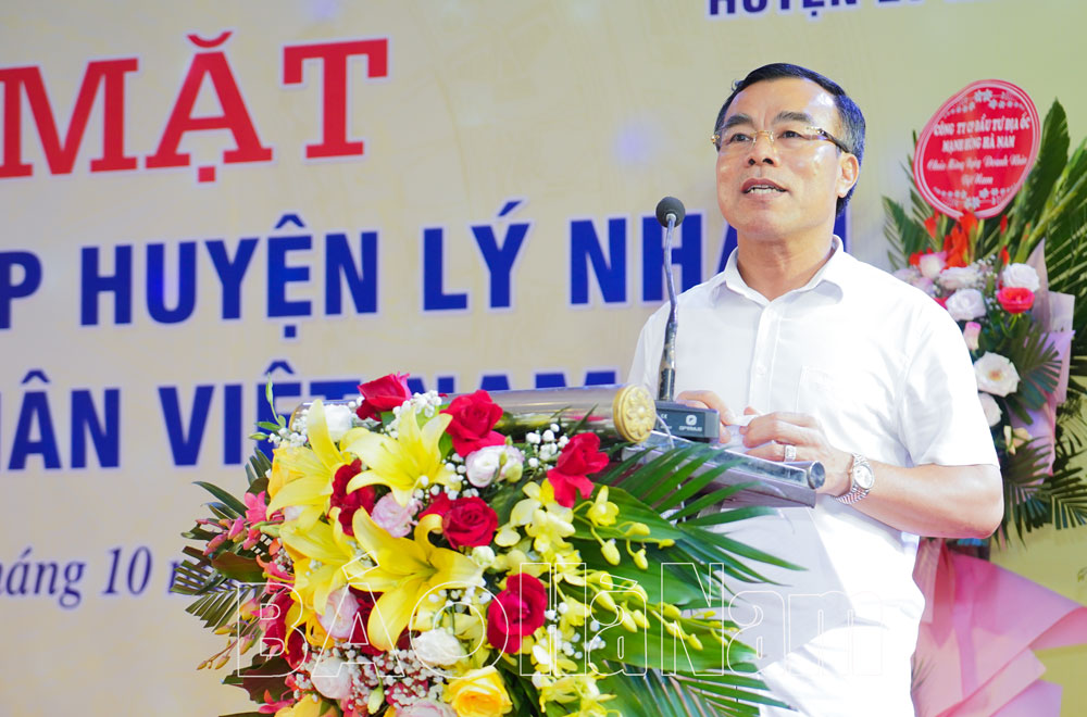 UBND huyện Lý Nhân tổ chức buổi gặp mặt các doanh nghiệp doanh nhân tiêu biểu nhân Ngày Doanh nhân Việt Nam 1310