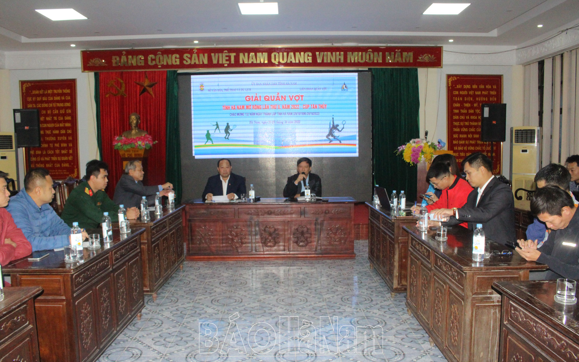 Họp chuyên môn Giải Quần vợt tỉnh Hà Nam mở rộng lần thứ II  năm 2022 – Cúp Tân Thủy