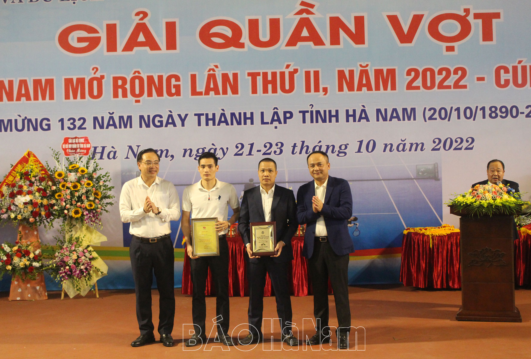 Khai mạc Giải Quần vợt tỉnh Hà Nam mở rộng lần thứ II năm 2022   – Cúp Tân Thủy