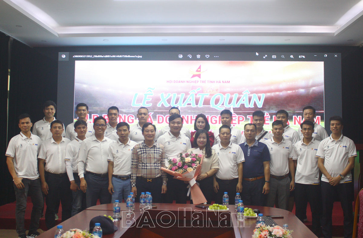 Lễ xuất quân tham dự giải bóng đá Doanh nhân trẻ Việt Nam lần thứ V  năm 2022