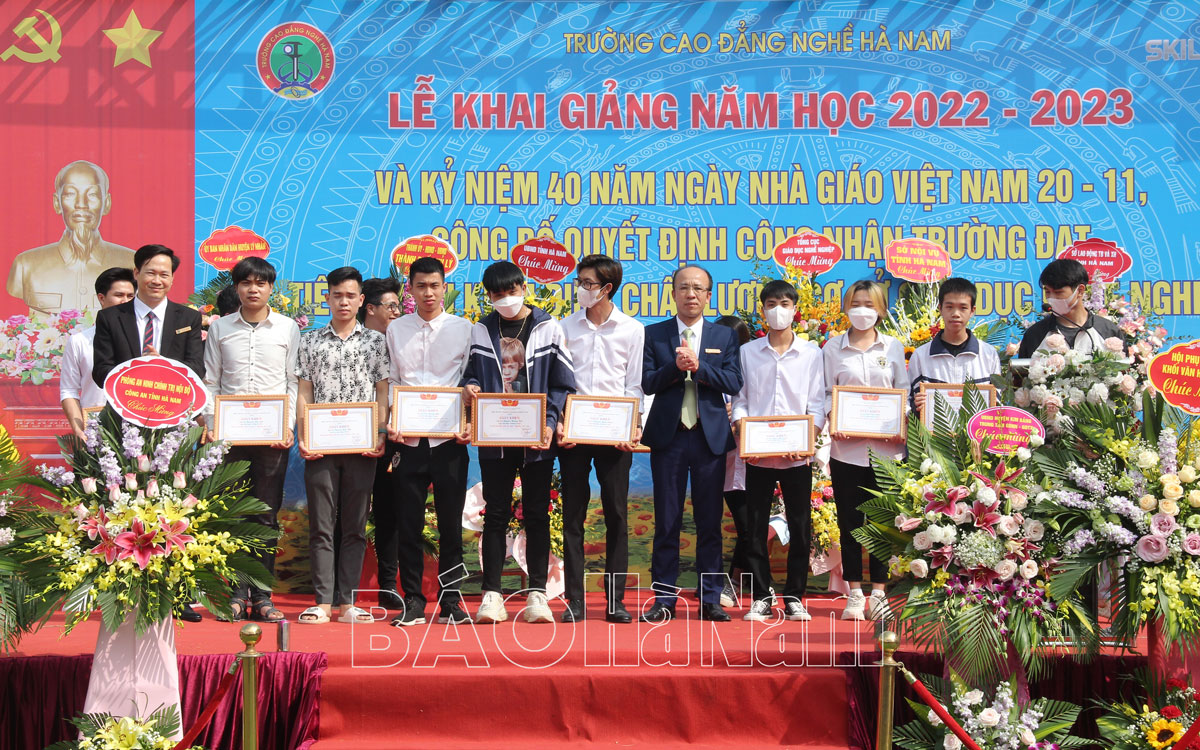 Trường Cao đẳng Nghề Hà Nam tổ chức lễ khai giảng năm học 2022 – 2023