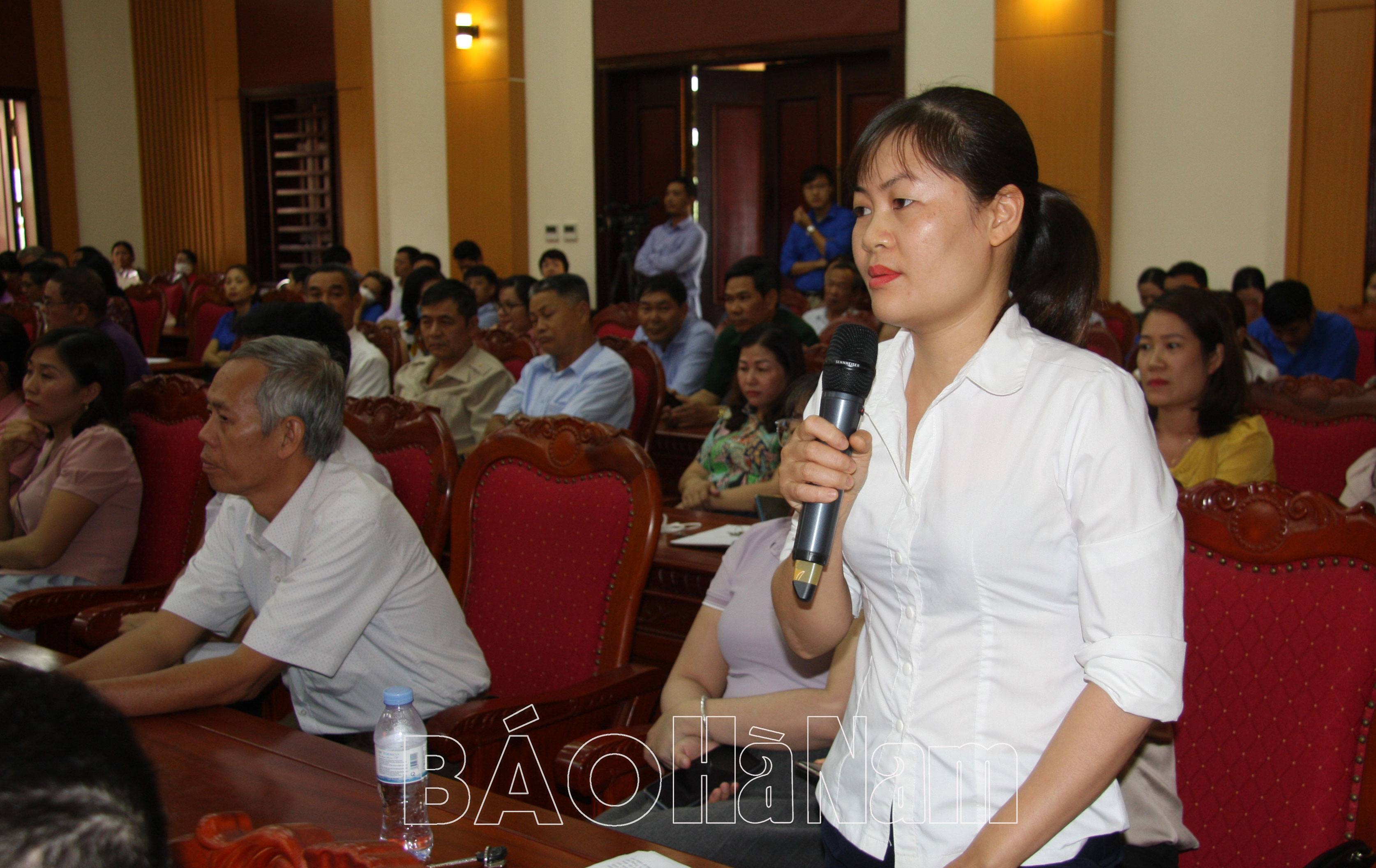 Lãnh đạo huyện Kim Bảng đối thoại với đoàn viên hội viên năm 2022