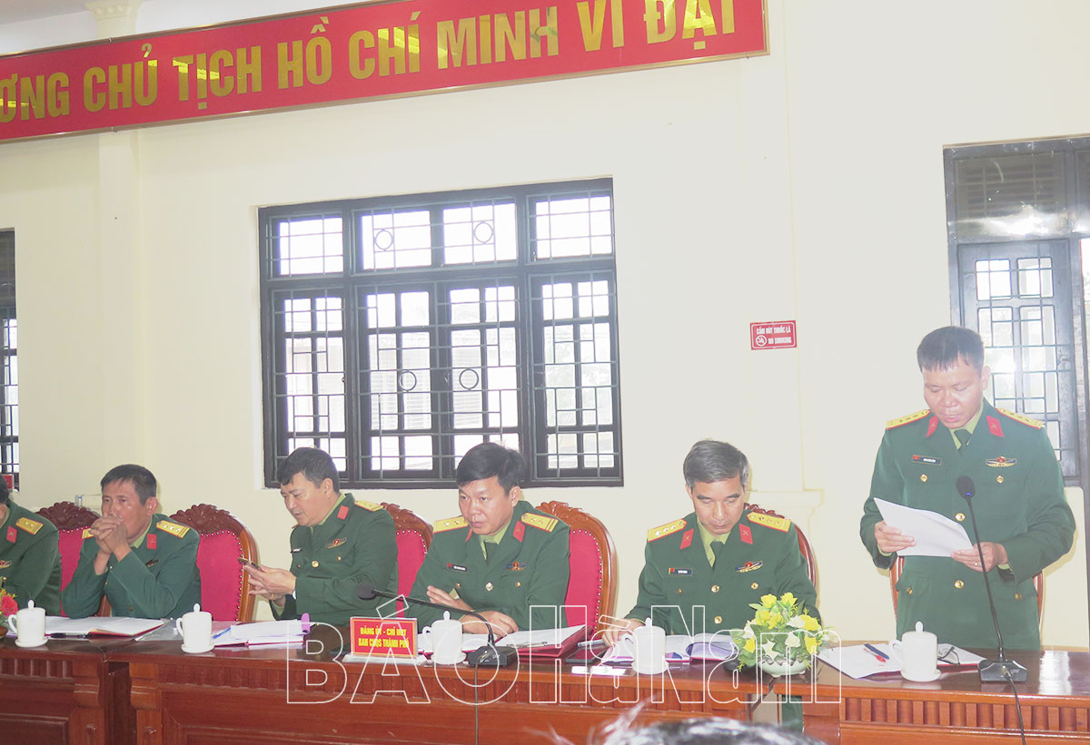 ĐUQS thành phố Phủ Lý huyện Bình Lục ra nghị quyết lãnh đạo thực hiện nhiệm vụ năm 2023