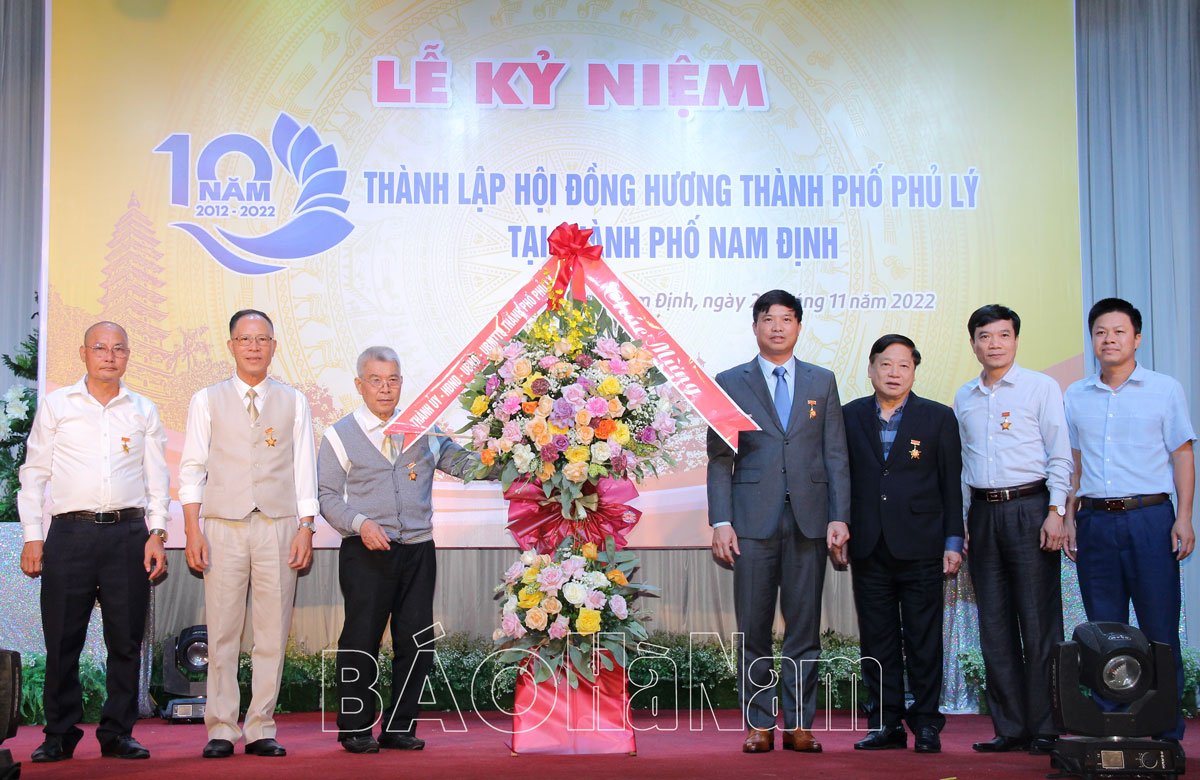 Hội đồng hương thành phố Phủ Lý tại thành phố Nam Định kỷ niệm 10 năm thành lập