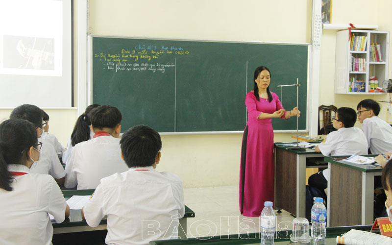 Khai mạc Hội thi giáo viên dạy giỏi cấp THCS thành phố Phủ Lý năm học 2022 2023