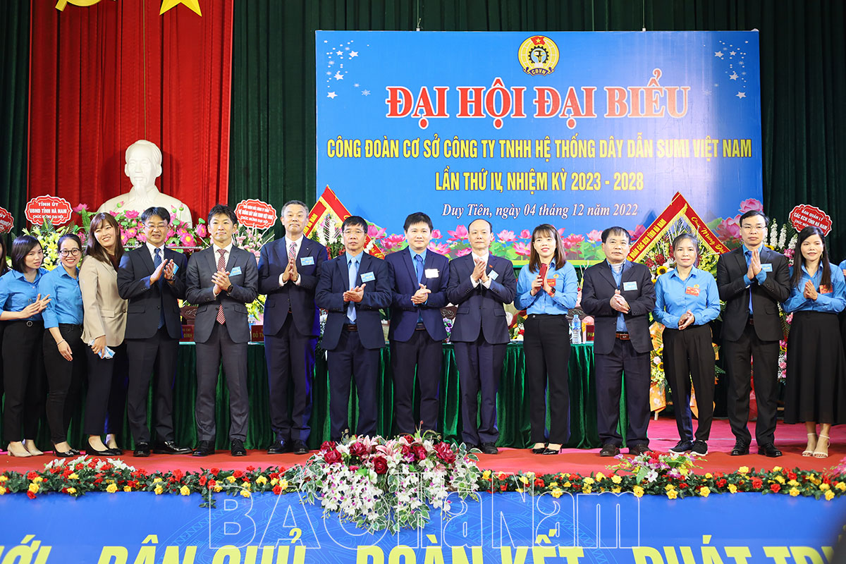 Đại hội đại biểu CĐCS Công ty TNHH Hệ thống dây dẫn Sumi Việt Nam lần thứ IV nhiệm kỳ 20232028