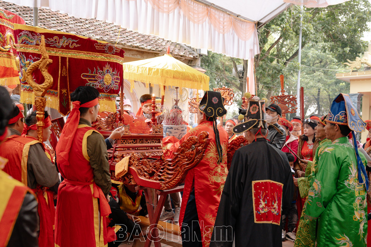 Lễ hội đình Tiêu Hạ xã Tiêu  Động huyện Bình Lục