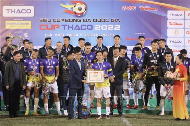 Thắng Hải Phòng Câu lạc bộ Hà Nội đoạt Siêu cúp quốc gia 2022