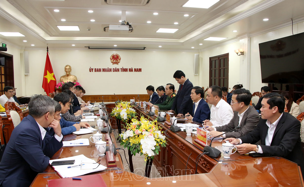 UBND tỉnh và Đại sứ quán Nhật Bản tại Việt Nam thống nhất công tác chuẩn bị tuần Văn hóa  Du lịch Hà Nam năm 2023