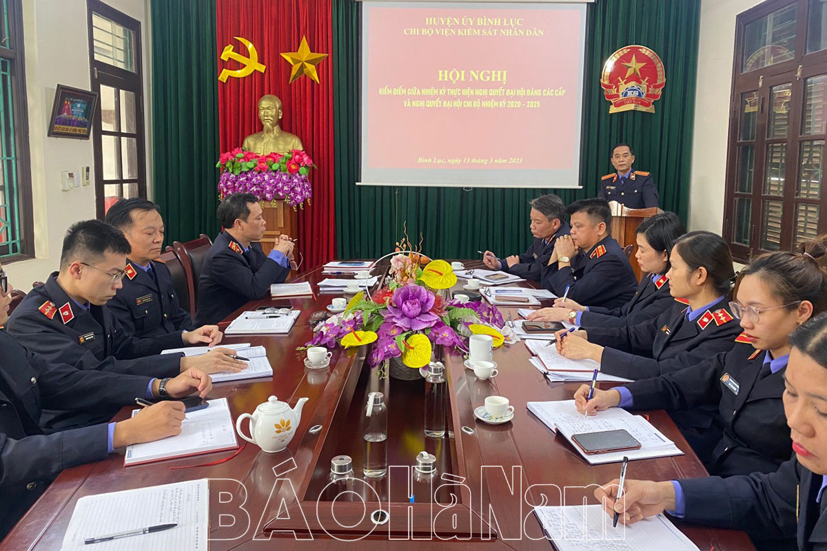 Đảng ủy các xã thị trấn cơ quan đơn vị của Bình Lục hoàn thành xong kiểm điểm giữa nhiệm kỳ