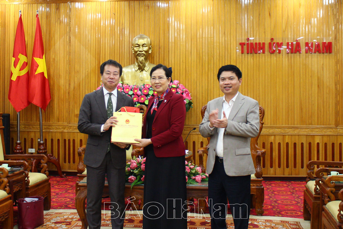 Thường trực Tỉnh ủy tiếp Tổng Giám đốc Công ty Honda Việt Nam
