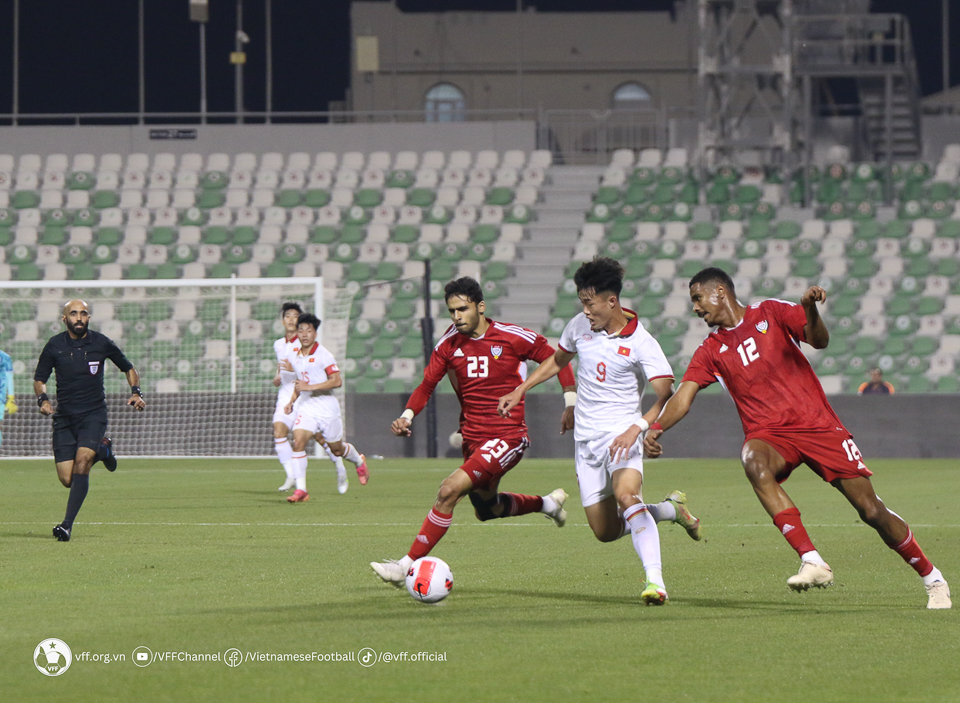 Doha Cup 2023 U23 Việt Nam tiếp tục nhận thêm thất bại