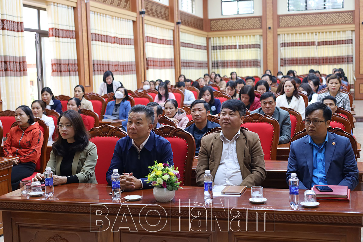 LĐLĐ huyện Kim Bảng tổ chức hội nghị phản biện xã hội đối với dự thảo Luật Bảo hiểm Xã hội sửa đổi năm 2023
