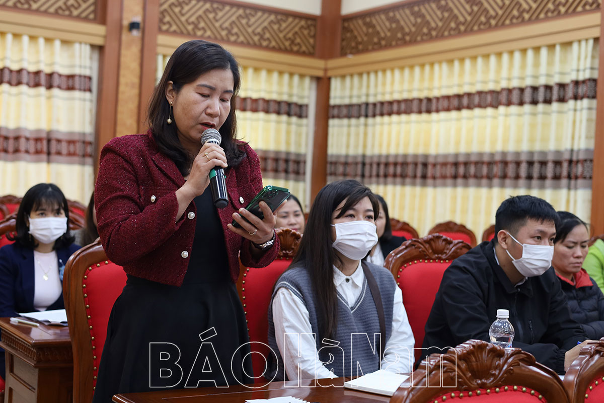 LĐLĐ huyện Kim Bảng tổ chức hội nghị phản biện xã hội đối với dự thảo Luật Bảo hiểm Xã hội sửa đổi năm 2023